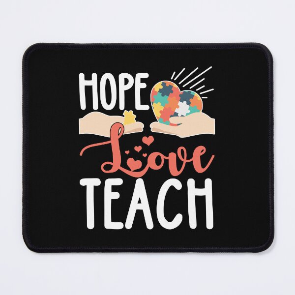 Item preview, Hope - Love - Teach! Autism Awareness designed and sold by GoldenBuffalo79.