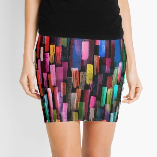 Textured Pencil Skirt - Exotic Paradise