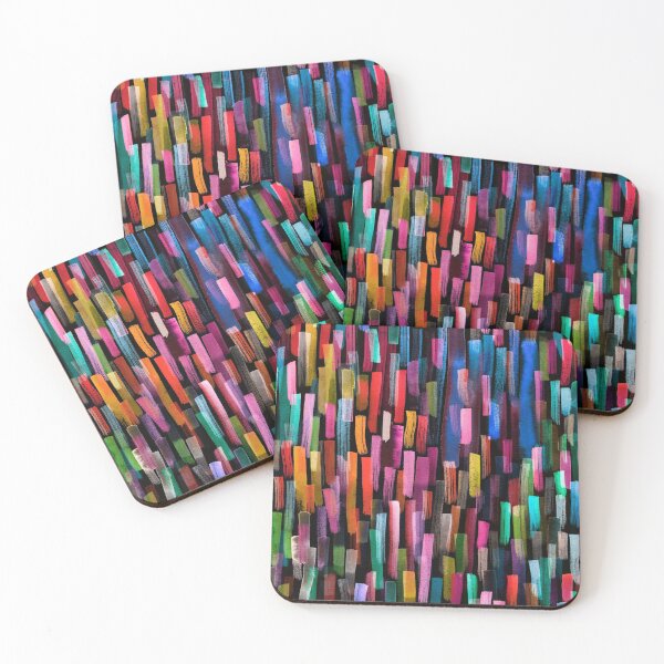 Item preview, Multicolored watercolor stripes pattern designed and sold by ninoladesign.