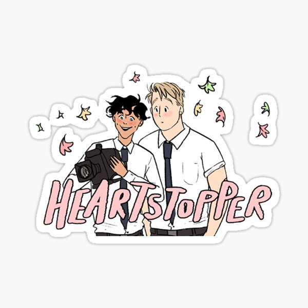 Vista previa del artículo con la obra «Nick y Charlie Heartstopper», diseñado y vendido por Skeevy.