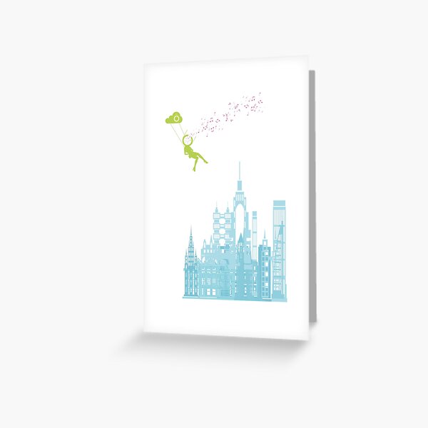 Buildings Greeting Card