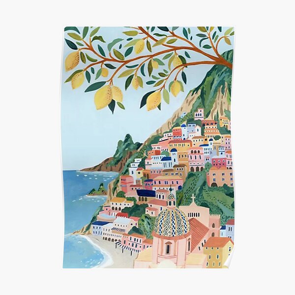 Positano, Italy Poster Poster