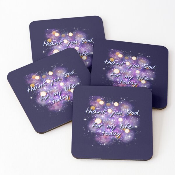 Item preview, thank you God for my life today motivational words  designed and sold by tintingouw.