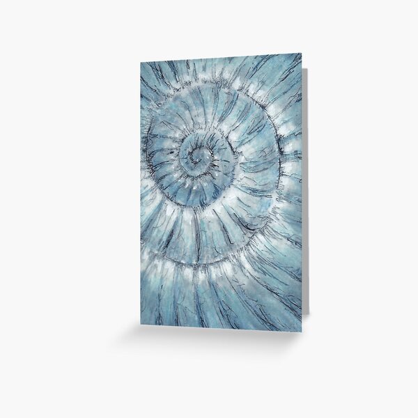 Ammonite no.90 - 100 ammonites project Greeting Card