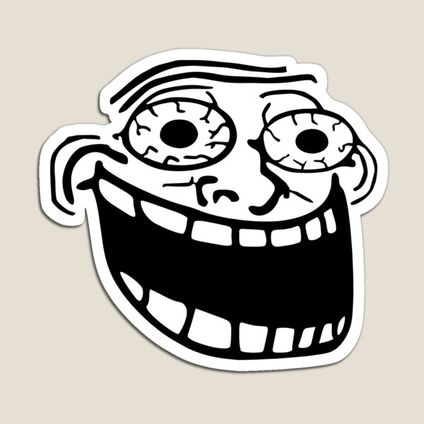 Troll faces meme stickers pack Magnet for Sale by KODGraphics