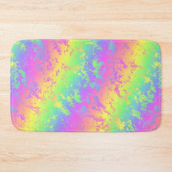 Item preview, Scratchy Patchy Neon Rainbow designed and sold by TheoWren.