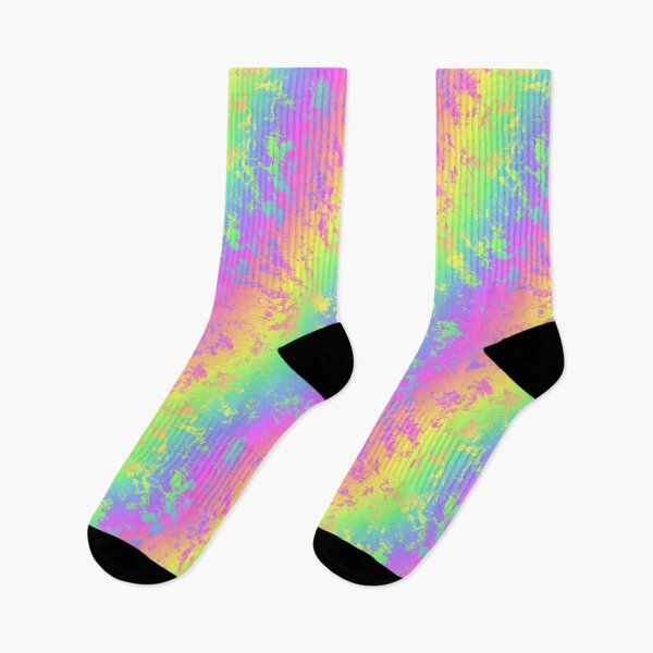 Item preview, Scratchy Patchy Neon Rainbow designed and sold by TheoWren.