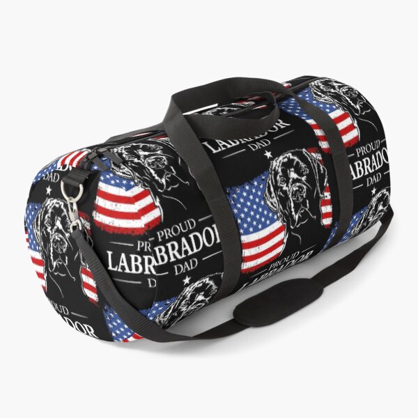 Item preview, Proud Labrador Dad America Flag Dog designed and sold by dogarts.