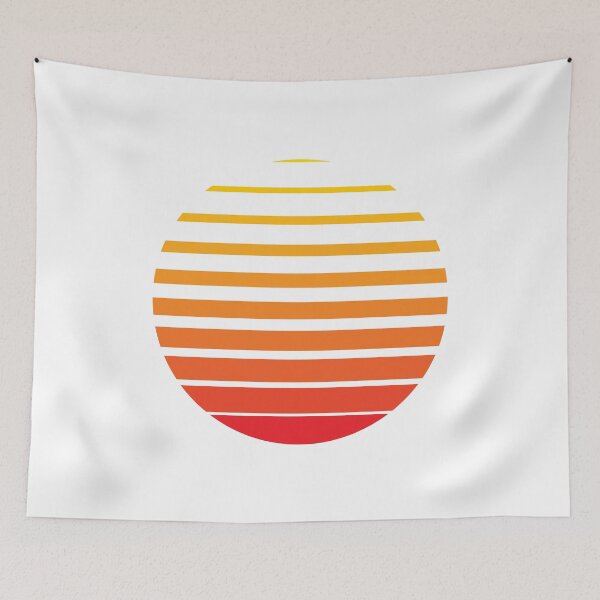 Item preview, Thin to Thick Lines in a Circle Graphic (Orange) designed and sold by STUDIO-72.