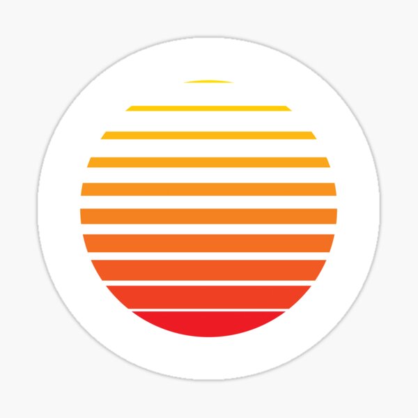 Item preview, Thin to Thick Lines in a Circle Graphic (Orange) designed and sold by STUDIO-72.