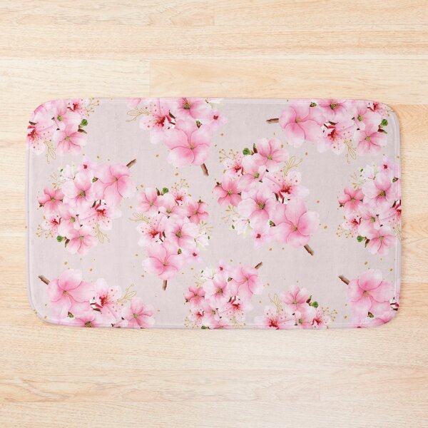 Item preview, Cherry blossom on a pink background  designed and sold by KaitoJapanDesign.