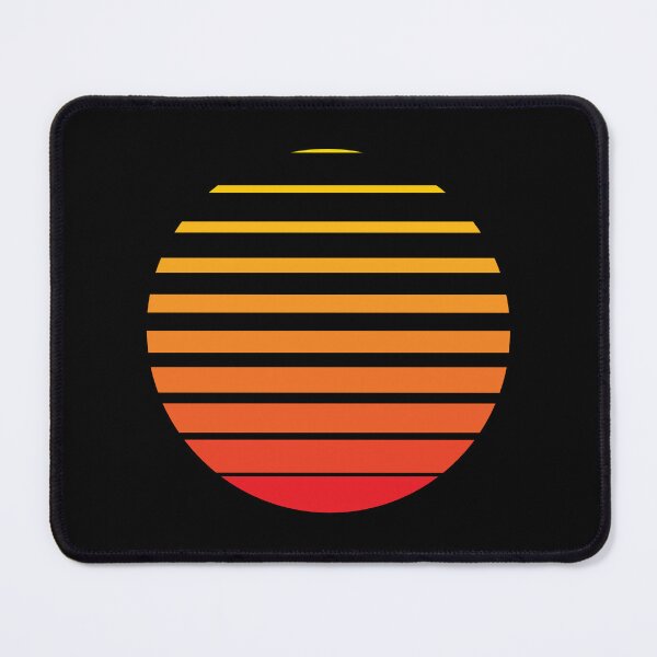 Item preview, Thin to Thick Lines in a Circle Graphic (Orange on Black) designed and sold by STUDIO-72.