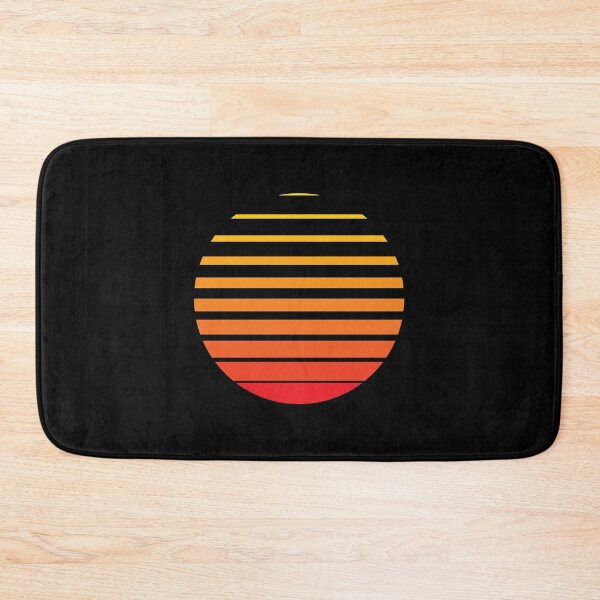 Item preview, Thin to Thick Lines in a Circle Graphic (Orange on Black) designed and sold by STUDIO-72.