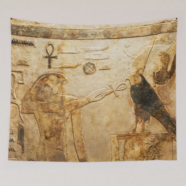 Item preview, Horus Ancient Egyptian relief designed and sold by Vintage Designs +.
