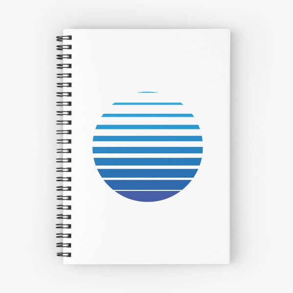 Item preview, Thin to Thick Lines in a Circle Graphic (Blue) designed and sold by STUDIO-72.