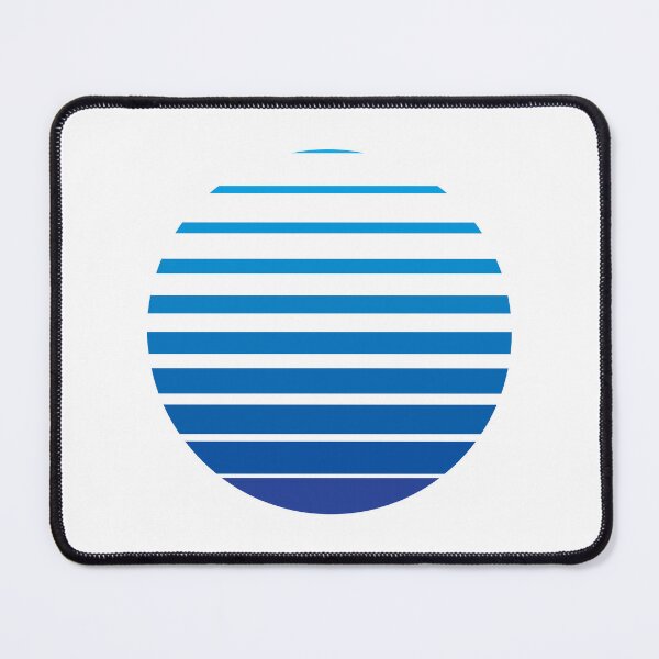 Item preview, Thin to Thick Lines in a Circle Graphic (Blue) designed and sold by STUDIO-72.
