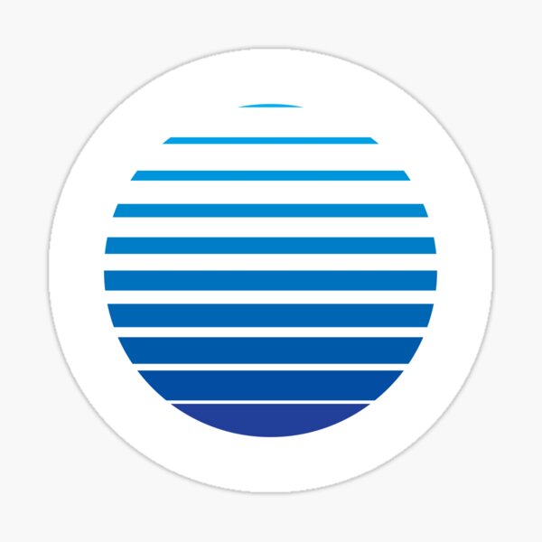 Item preview, Thin to Thick Lines in a Circle Graphic (Blue) designed and sold by STUDIO-72.
