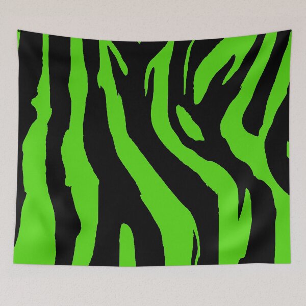 Item preview, Psychobilly - Green Zebra Print designed and sold by Lore White.