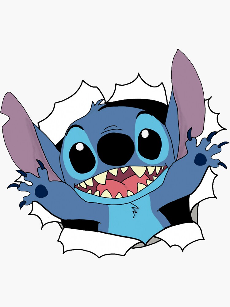 lilo and stitch hello Sticker for Sale by JakeGoodwin