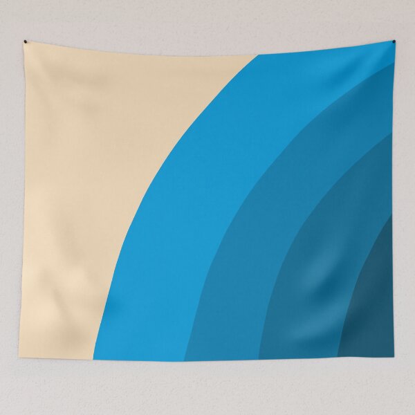 Item preview, Simple Blue rainbow design  designed and sold by Hollymphoto.