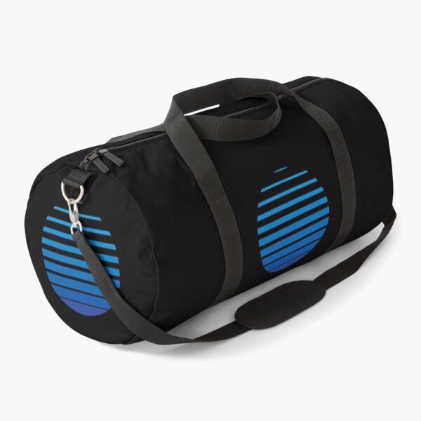 Item preview, Thin to Thick Lines in a Circle Graphic (Blue on Black) designed and sold by STUDIO-72.
