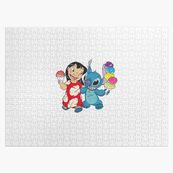 Disney Lilo & Stitch 1000 Pieces Paper Jigsaw Puzzle Cartoon