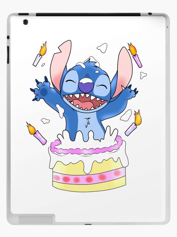 Funda y vinilo para iPad for Sale con la obra «Dibujo de cumpleaños de Lilo  y Stitch Lilo Pelekai» de JakeGoodwin