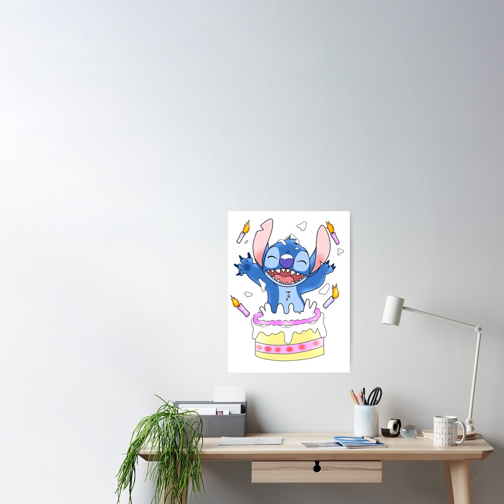Lilo And Stitch Lilo Pelekai Birthday Drawing Poster For Sale By JakeGoodwin Redbubble