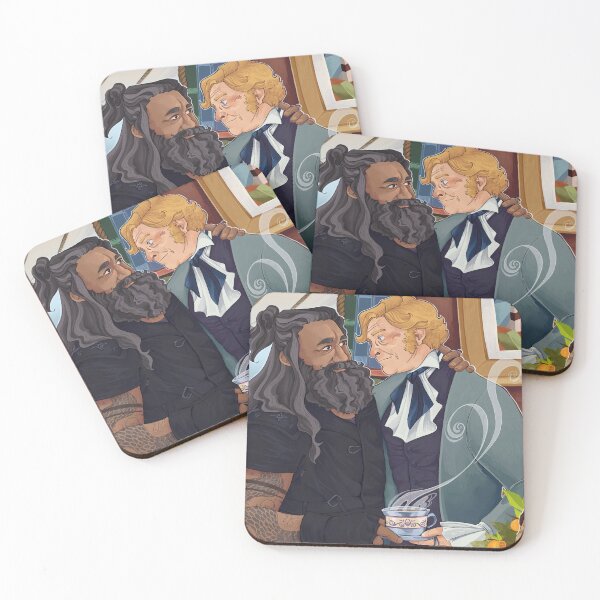 Item preview, Ed Teach and Stede Bonnet drink hot tea designed and sold by ChenTrevino.
