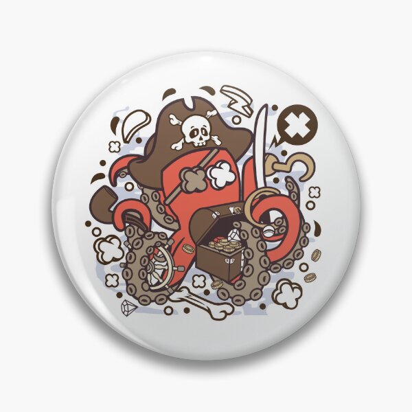 Item preview, Pirate Octopus designed and sold by K-ARO.