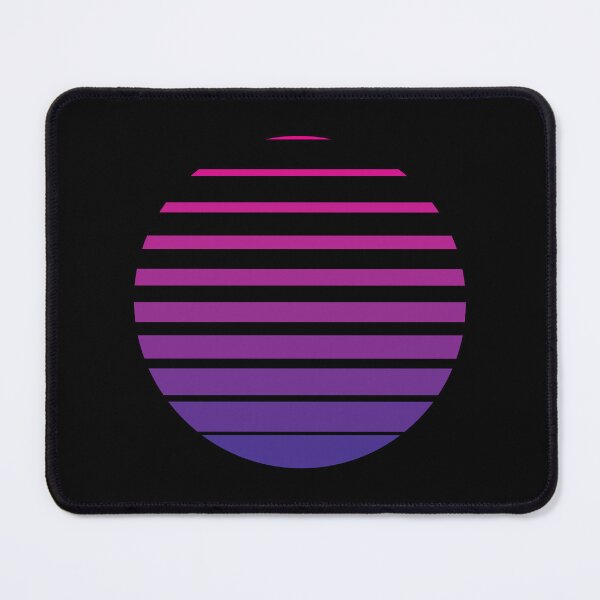 Item preview, Thin to Thick Lines in a Circle Graphic (Purple on Black) designed and sold by STUDIO-72.
