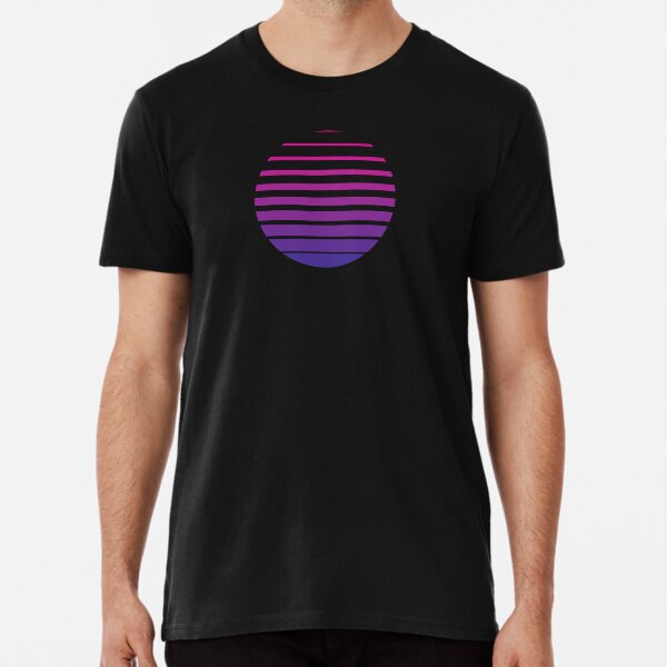Item preview, Thin to Thick Lines in a Circle Graphic (Purple on Black) designed and sold by STUDIO-72.