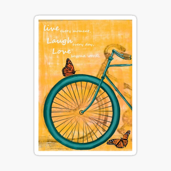 Ride the Positive Way - Positive Thinker Sticker