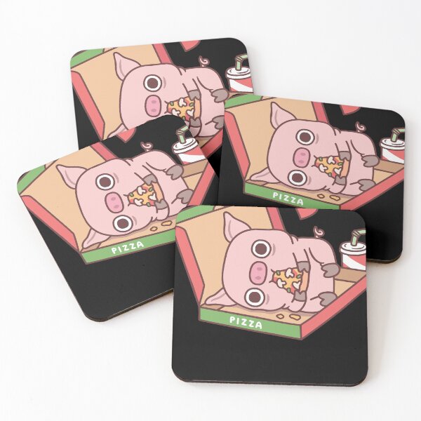 Item preview, Cute Pig Eating Pizza In Pizza Box Funny T-Shirt designed and sold by MichaelRutlan34.