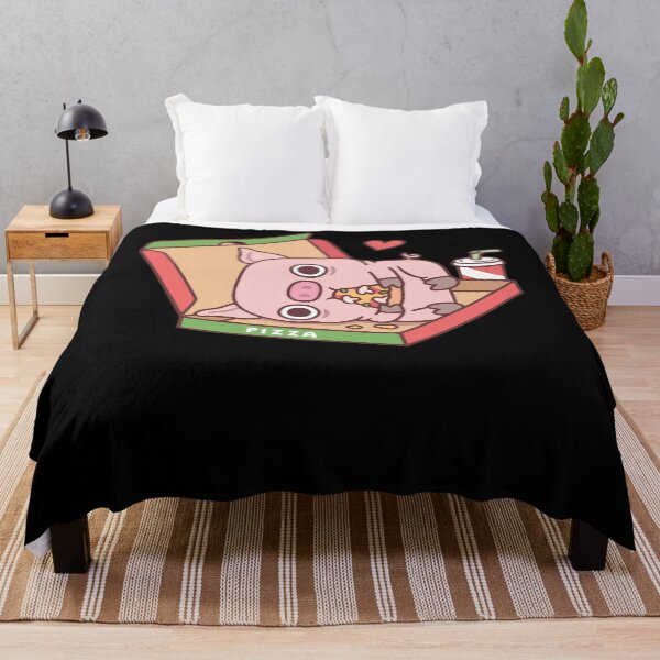 Item preview, Cute Pig Eating Pizza In Pizza Box Funny T-Shirt designed and sold by MichaelRutlan34.