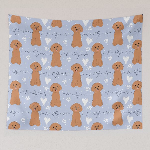 Item preview, LOVE Red Toy Poodle designed and sold by Lulupainting.