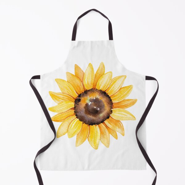 Item preview, Watercolor sunflowers, hand painted yellow flower designed and sold by SouthPrints.