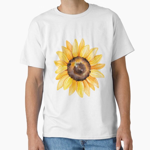 Item preview, Watercolor sunflowers, hand painted yellow flower designed and sold by SouthPrints.