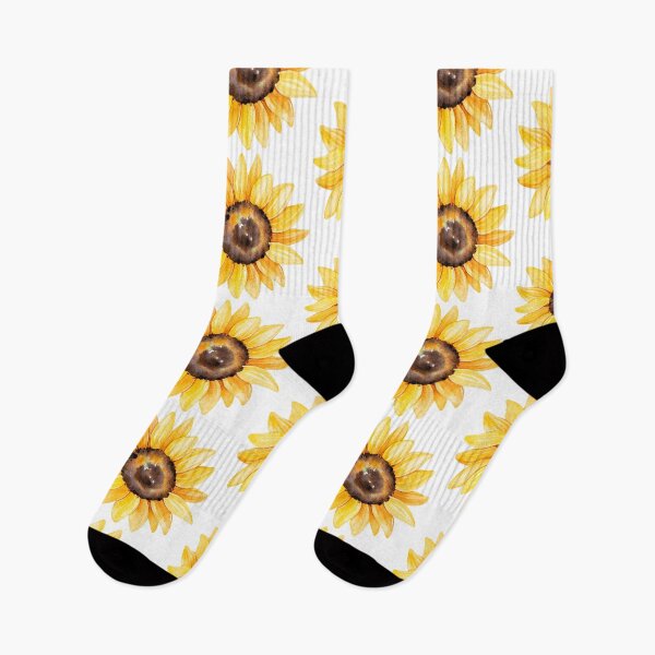 Item preview, Watercolor sunflowers, hand painted yellow flower designed and sold by SouthPrints.