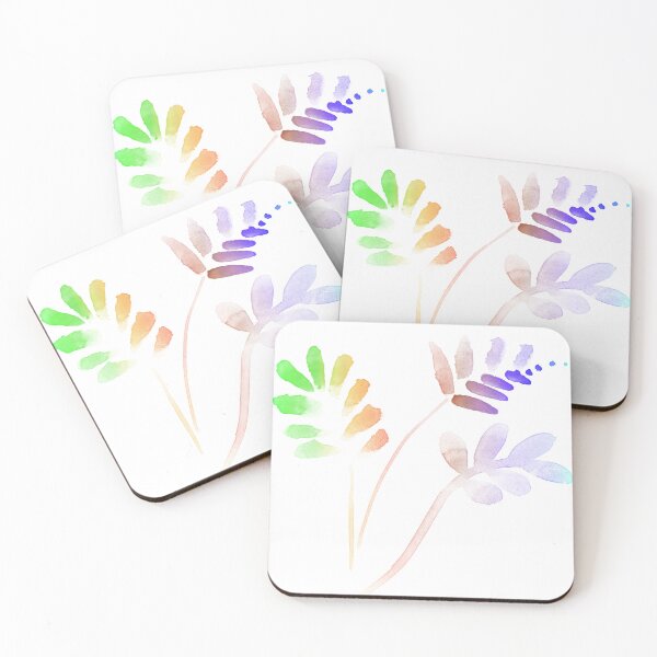 Item preview, art floral | pastel colored floral patterns designed and sold by lausn.