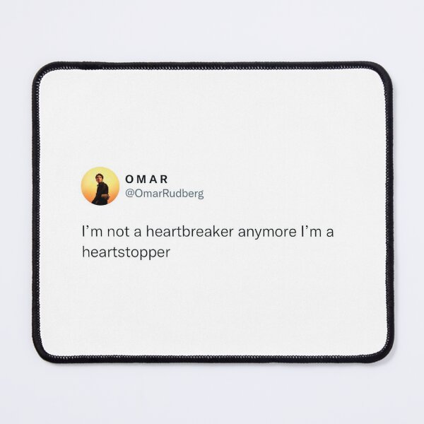 Item preview, Omar Rudberg 'Im not a heartbreaker anymore im a heartstopper' designed and sold by stylesnspire.