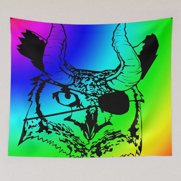 Item preview, Owl Demon Rainbow designed and sold by OctaviousRex197.