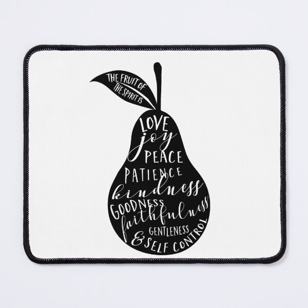 Item preview, Fruit of the spirit | pear | black and white designed and sold by SouthPrints.