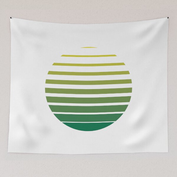Item preview, Thin to Thick Lines in a Circle Graphic (Green) designed and sold by STUDIO-72.