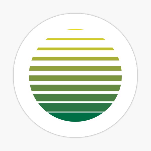 Item preview, Thin to Thick Lines in a Circle Graphic (Green) designed and sold by STUDIO-72.