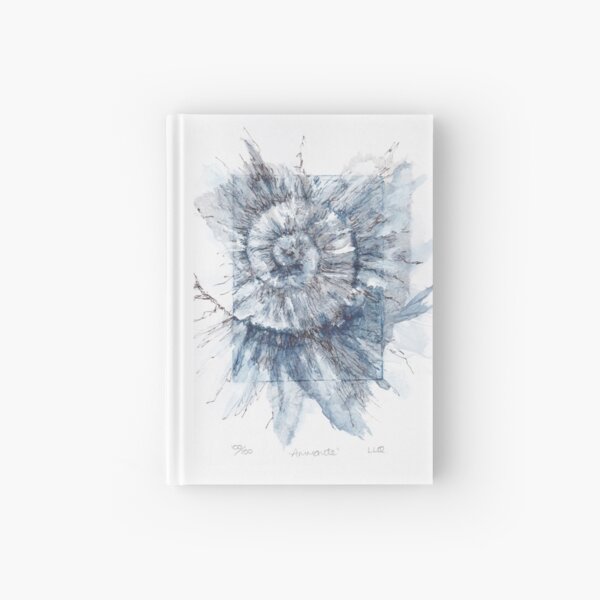 Ammonite no.100 - 100 ammonites project Hardcover Journal