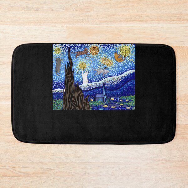 Item preview, Cat, Starry Night Cat, Cat Shirt, Van Gogh Cat  designed and sold by JosephSiebrase.