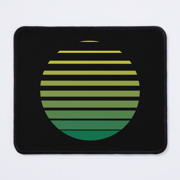 Item preview, Thin to Thick Lines in a Circle Graphic (Green on Black) designed and sold by STUDIO-72.