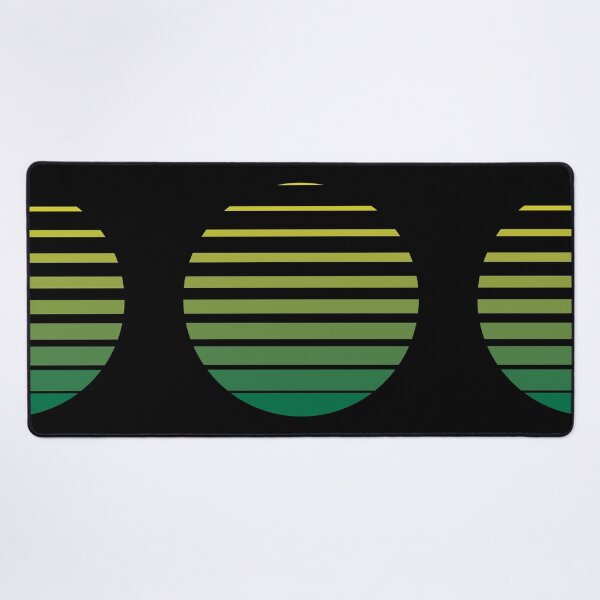 Item preview, Thin to Thick Lines in a Circle Graphic (Green on Black) designed and sold by STUDIO-72.
