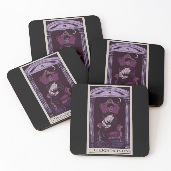 Item preview, Cat woman inspired Tarot Card, the high Priestess designed and sold by JosephSiebrase.